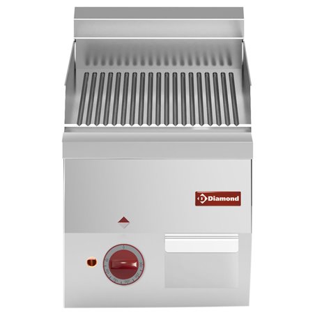 Plaque de cuisson &eacute;lectrique, surface rainur&eacute;e -Top- - Diamond - E60/PR3T-N