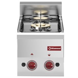 Cuisini&egrave;re 2 feux gaz -Top- - Diamond - G60/2F3T-N