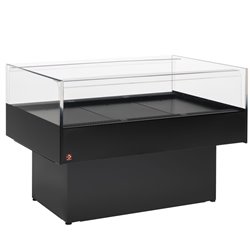 Vitrine self-service r&eacute;frig&eacute;r&eacute;e "panoramique" - NOIR - Diamond - BN129/V-B5/T2