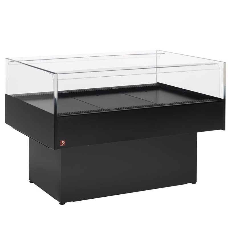 Vitrine self-service r&eacute;frig&eacute;r&eacute;e "panoramique" - NOIR - Diamond - BN150/V-B5/T2