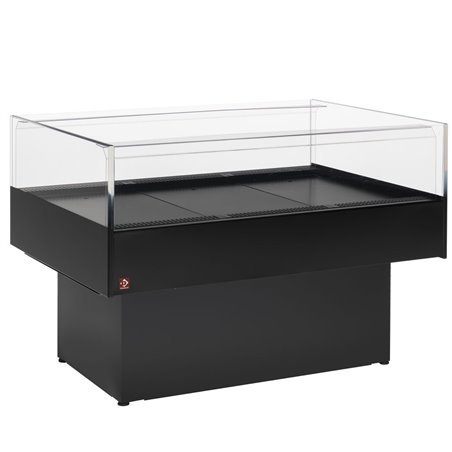 Vitrine self-service r&eacute;frig&eacute;r&eacute;e "panoramique" - NOIR - Diamond - BN150/V-B5/T2