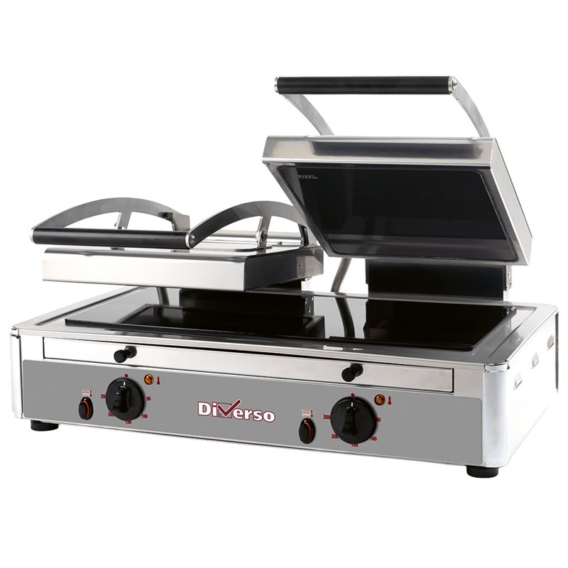 Grill Panini DOUBLE vitroc&eacute;ramique - Diamond - WR-LGVE-62