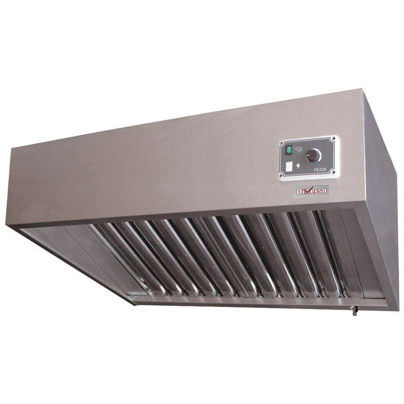 Hotte compl&egrave;te (9/9-2500 M3/h) 120 Pa, variateur, 4 filtres - Diamond - WR-K207-TV