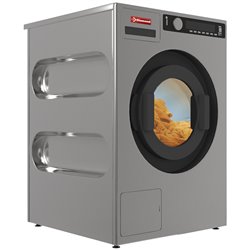 Lave-essoreuse "Inox-Titanium", avec pompe de d&eacute;charge 6,5 Kg - Diamond - ML65-NP