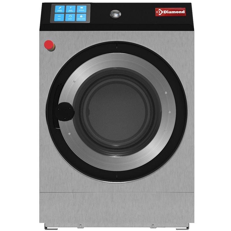 Lave-linge &agrave; super essorage, 11 kg "inox" - Diamond - DLW11-TS/N