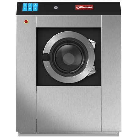 Lave-linge industriel &agrave; super essorage, 32 kg "inox" - Diamond - DLW32-TS/N