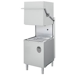 Lave-vaisselle capot, panier carr&eacute; 500x500 mm avec doseur de produit  de lavage - Diamond - WR-LVCD-D6