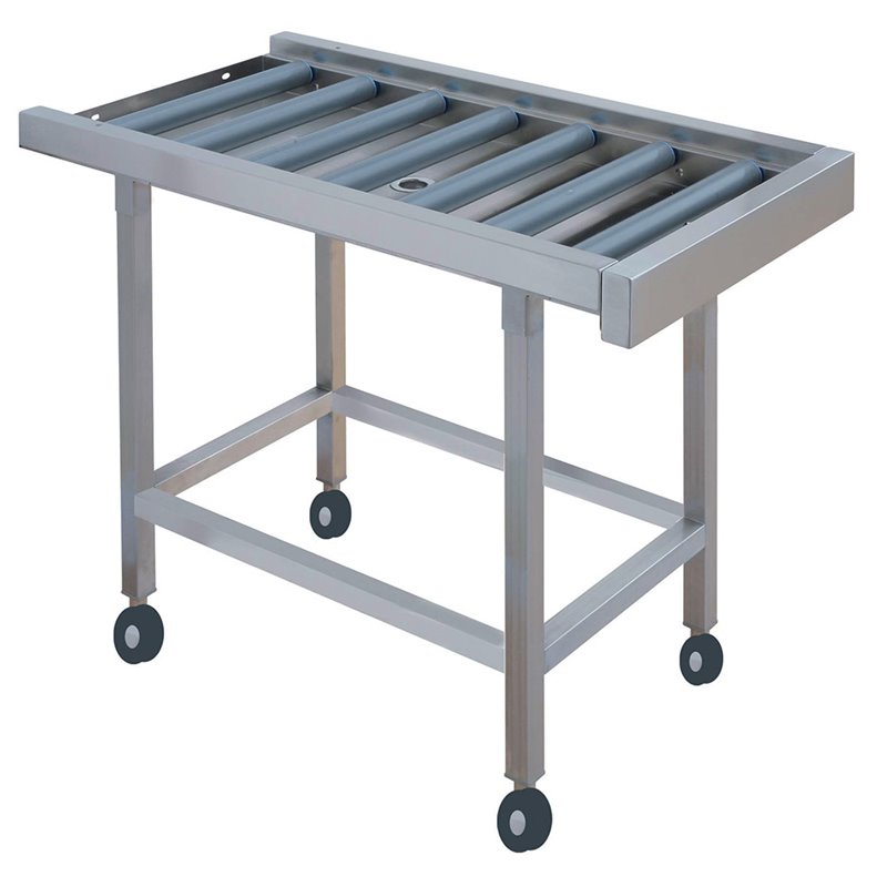 Convoyeur &agrave; rouleaux sur roues (rouleaux en PVC) - Diamond - DRR-165