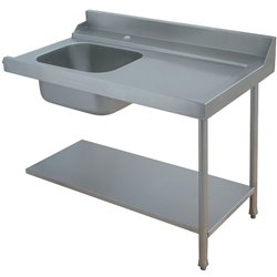 Table d'entr&eacute;e pour pr&eacute;lavage "droite" - Diamond - DTV-15