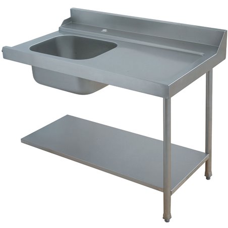 Table d'entr&eacute;e pour pr&eacute;lavage "droite" - Diamond - DTV-15