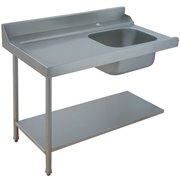 Table d'entr&eacute;e pour pr&eacute;lavage "gauche" - Diamond - GTV-15