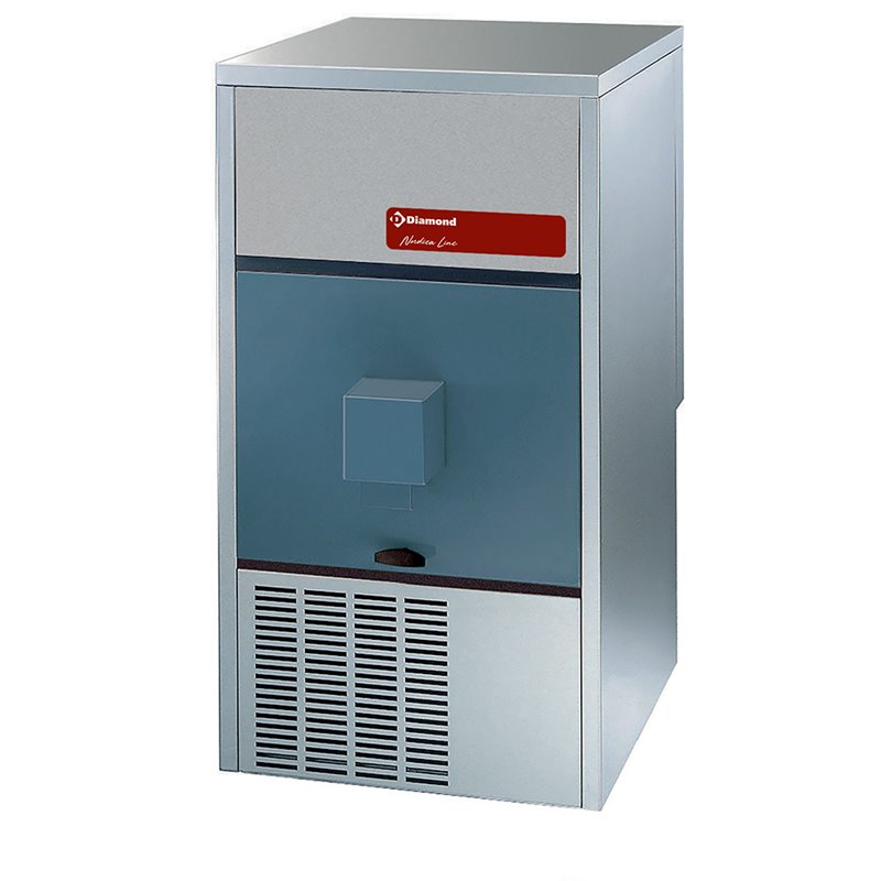Machine &agrave; gla&ccedil;ons pleins 42 kg, avec distributeur - AIR - Diamond - ICE42DISPA-R2