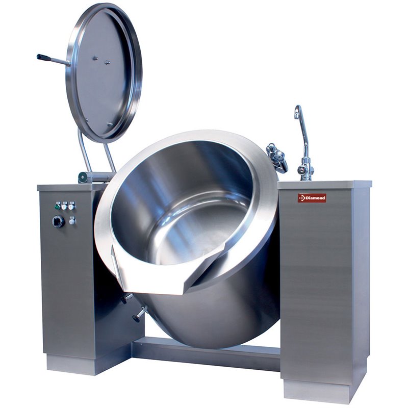 Marmite basculante &eacute;lectrique 100 litres, chauffage indirect - Diamond - EMB/100I