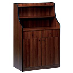 Meuble de service, 2 tiroirs, 2 portes, "Weng&eacute;" - Diamond - MC/145W