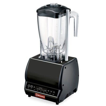 Mixer professionnel, verre carr&eacute; 2 Lit , variateur vitesse, programmable - Diamond - BARMIX/W-DB