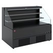 Meuble semi-mural r&eacute;frig&eacute;r&eacute;, libre-service, ouvert - FULL BLACK - Diamond - GBN26-L5