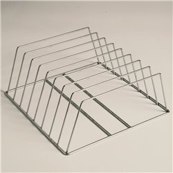 Support inox pour 8 plats gastro, h60 mm - Diamond - DITL-68