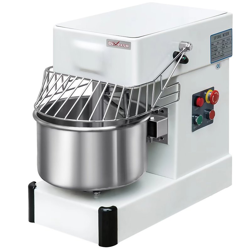 P&eacute;trin &agrave; spirale 10 litres, sur roues - Diamond - WR-SDTM-10
