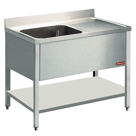 Plonge 1 cuve et 1 &eacute;gouttoir - Diamond - L1211D/6-D
