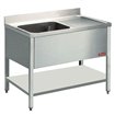 Plonge 1 cuve et 1 &eacute;gouttoir - Diamond - L1411D-D