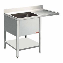 Plonge 1 cuve et 1 &eacute;gouttoir - Diamond - L1411VD-D