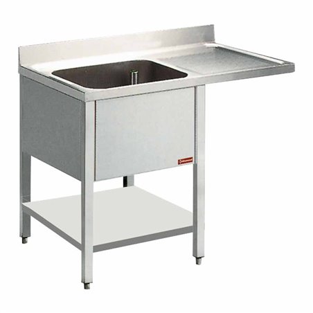 Plonge 1 cuve et 1 &eacute;gouttoir - Diamond - L1411VD-D