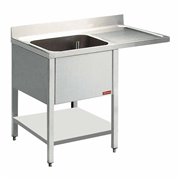 Plonge 1 cuve et 1 &eacute;gouttoir - Diamond - L1411VD-D