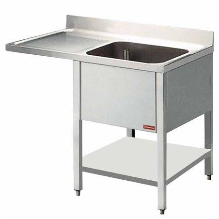 Plonge 1 cuve et 1 &eacute;gouttoir - Diamond - L1411VS-D