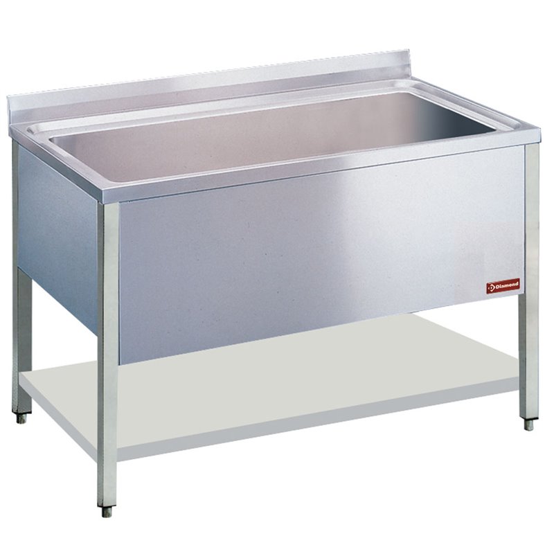 Plonge 1 cuve 1060x500xh400 - Diamond - LB1211-D