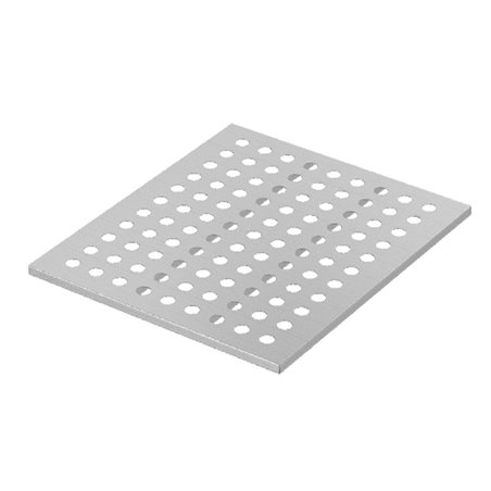 Etag&egrave;re de fond inox pour compartiment avec porte - Diamond - K-PF
