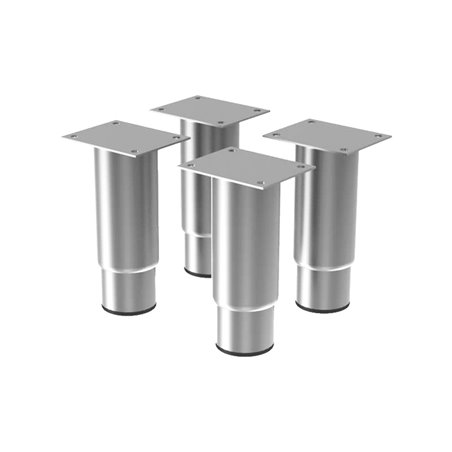 Kit de 4 Pieds inox r&eacute;glable (h.125mm) - Diamond - K-PR/124