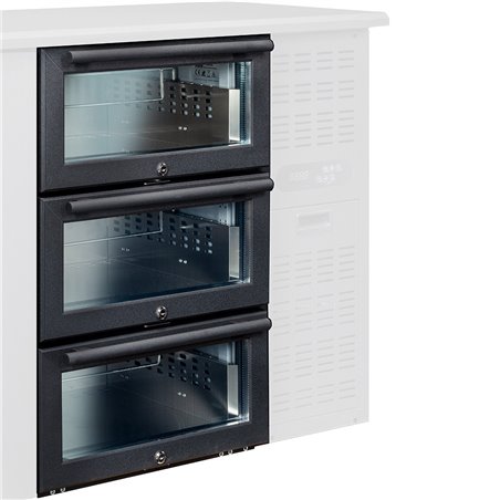 Kit bloc tiroirs vitr&eacute;s (1/3 + 1/3 + 1/3) x RLB... - Diamond - L3G