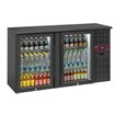 Refroidisseur de bouteilles 2 portes vitr&eacute;es, 320 litres, pieds r&eacute;glables - Diamond - RLB2-2G