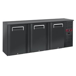 Refroidisseur de bouteilles 3 portes, 500 litres, pieds r&eacute;glables  - Diamond - RLB3-3P