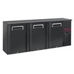 Refroidisseur de bouteilles 3 portes, 500 litres, pieds r&eacute;glables  - Diamond - RLB3-3P