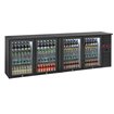 Refroidisseur de bouteilles 4 portes vitr&eacute;es, 620 litres, pieds r&eacute;glables - Diamond - RLB4-4G