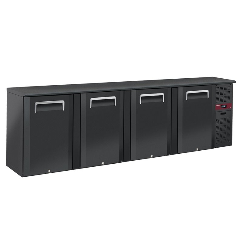 Refroidisseur de bouteilles 4 portes, 620 litres, pieds r&eacute;glables  - Diamond - RLB4-4P