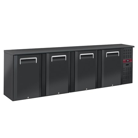 Refroidisseur de bouteilles 4 portes, 620 litres, pieds r&eacute;glables  - Diamond - RLB4-4P