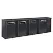 Refroidisseur de bouteilles 4 portes, 620 litres, pieds r&eacute;glables  - Diamond - RLB4-4P