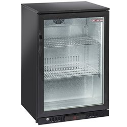 Refroidisseur de bouteilles "arri&egrave;re bar"  ventil&eacute;, 1 porte vitr&eacute;e battante - Diamond - WR-TAB1-B1