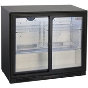Refroidisseur de bouteilles ventil&eacute;, 2 portes vitr&eacute;es coulissantes - Diamond - WR-TAS2-E3