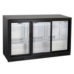 Refroidisseur de bouteilles ventil&eacute;, 3 portes vitr&eacute;es coulissantes - Diamond - WR-TAS3-E3