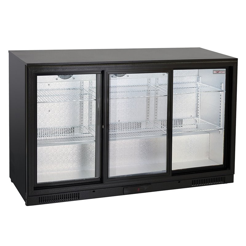 Refroidisseur de bouteilles ventil&eacute;, 3 portes vitr&eacute;es coulissantes - Diamond - WR-TAS3-E3