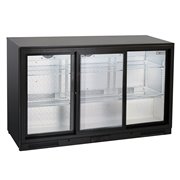 Refroidisseur de bouteilles ventil&eacute;, 3 portes vitr&eacute;es coulissantes - Diamond - WR-TAS3-E3