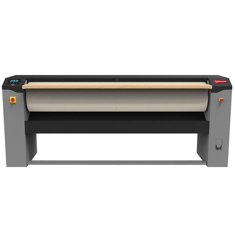 Repasseuse + aspiration, rouleau (Cov. Nomex) 1800 mm D.330 mm TOUCH SCREEN - Diamond - DFN180/33A-TS/N