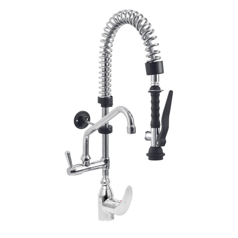 Douchette acier inox et robinet avec groupe mitigeur monocommande (Sortie MONO) - Diamond - CW4086/MT