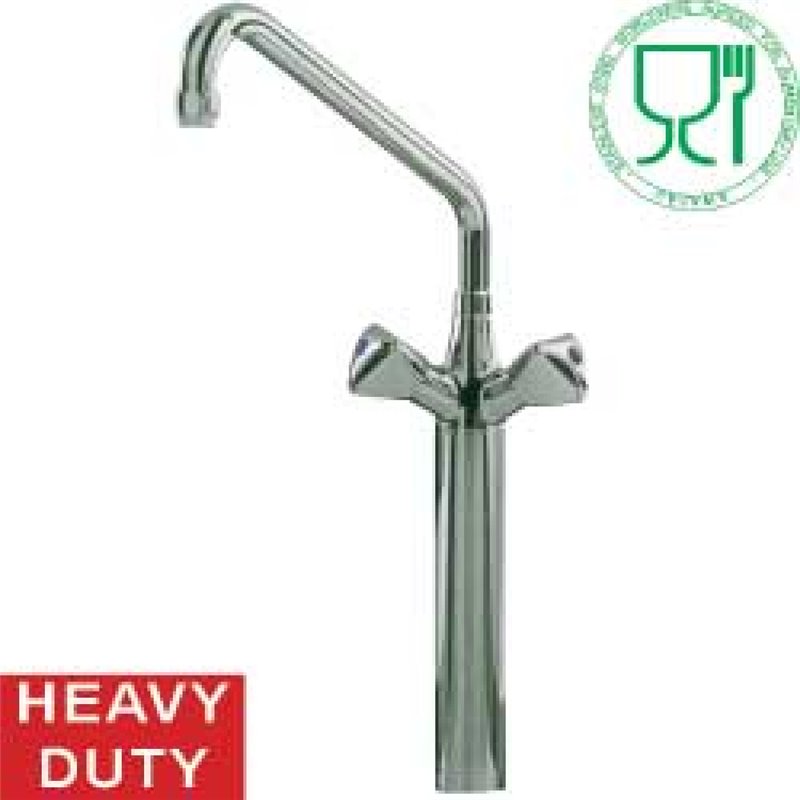 Colonne avec robinet m&eacute;langeur "gros d&eacute;bit" "Heavy-Duty" - Diamond - CW7004-SH/R