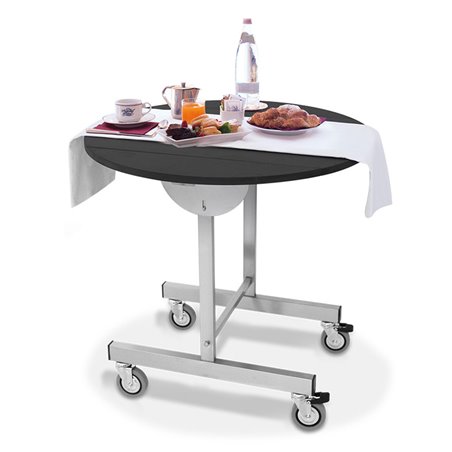Table de service &Oslash; 800 mm, service chambre - Diamond - TDR/SCN