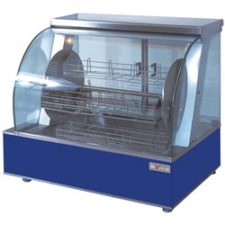 R&ocirc;tissoire &eacute;lectrique rotative, 4 paniers, 16-20 poulets - Diamond - WR-ROTI-SK