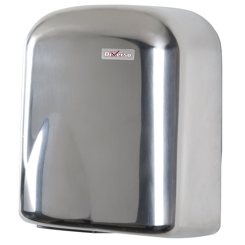 S&egrave;che-mains &eacute;lectronique mural, inox - Diamond - WR-MS41-16